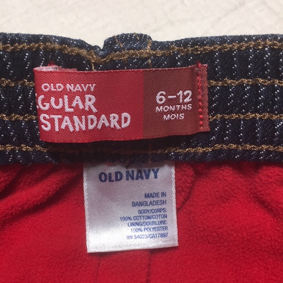 6-12m (4/$20) Fleece-Lined Jeans by Old Navy - Picture 11 of 14